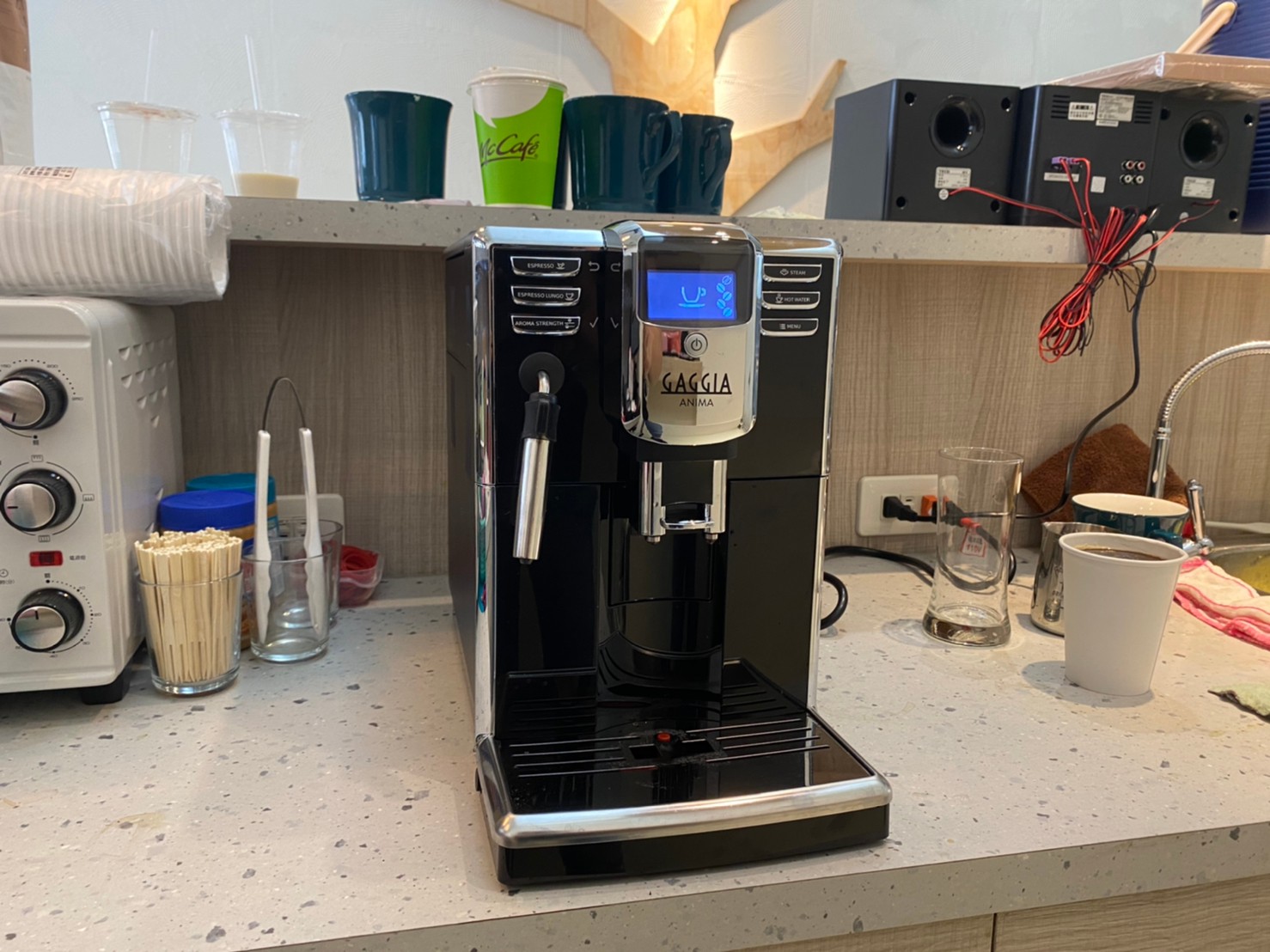 台南東區早午餐 捷米早安主廚 義式咖啡機 GAGGIA anima 拿鐵咖啡