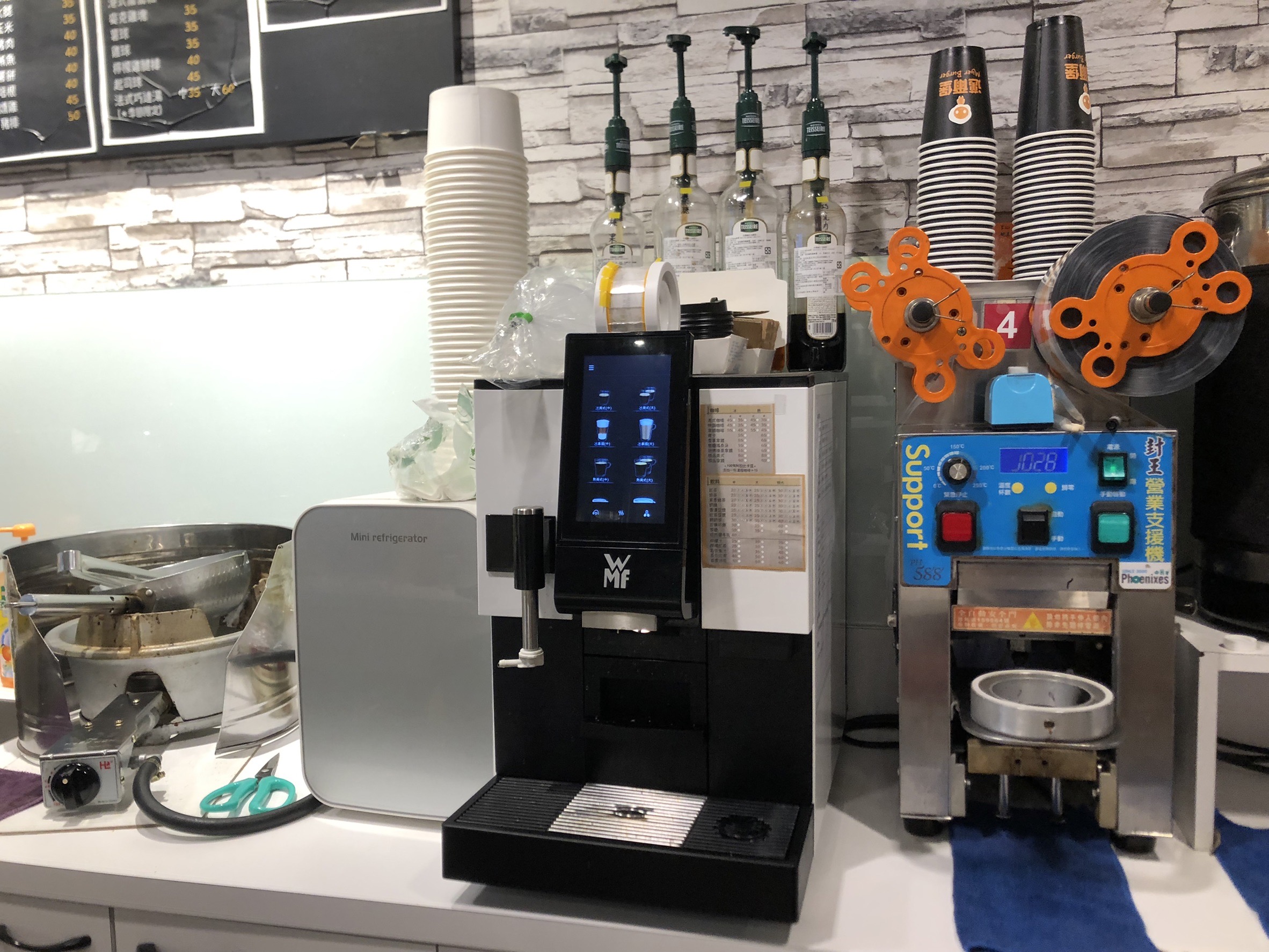 WMF 1100S 全日餐店 早午餐 台北 新北 中和 全自動咖啡機 全家咖啡機