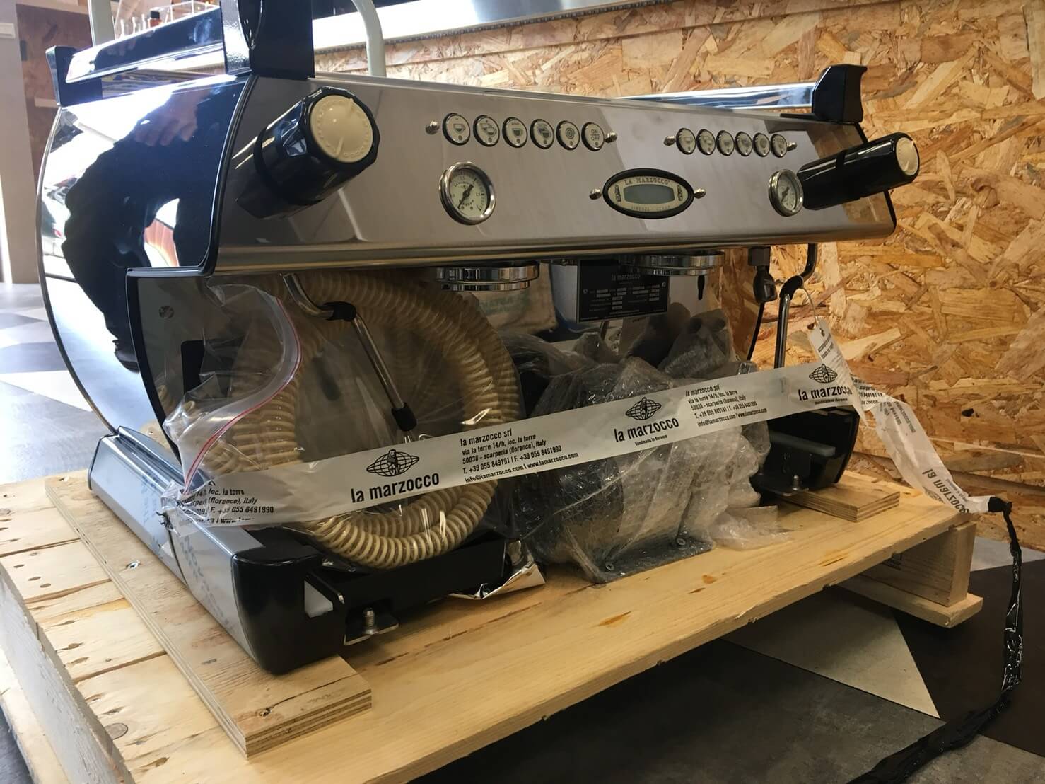 lamarzoccoGB5拆箱全機集約運輸 台南 開箱