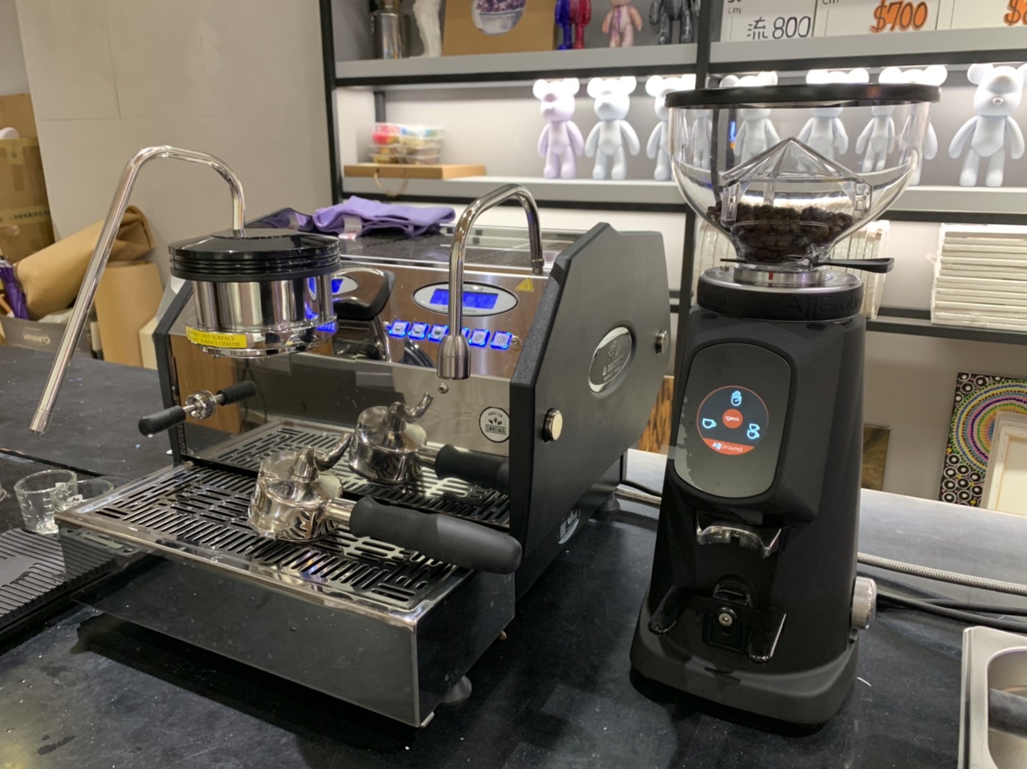 gs3 單孔 lamarzocco 半自動咖啡機 all ground 磨豆機 台南 高雄 台中 咖啡機吧台設備服務 咖啡教學