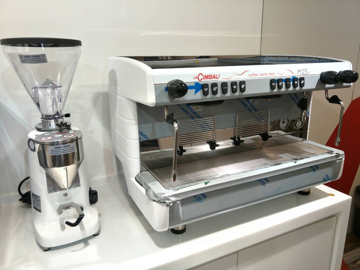 mazzer 定量磨豆機 lacimbali m23 義大利進口 半自動咖啡機 台南 高雄